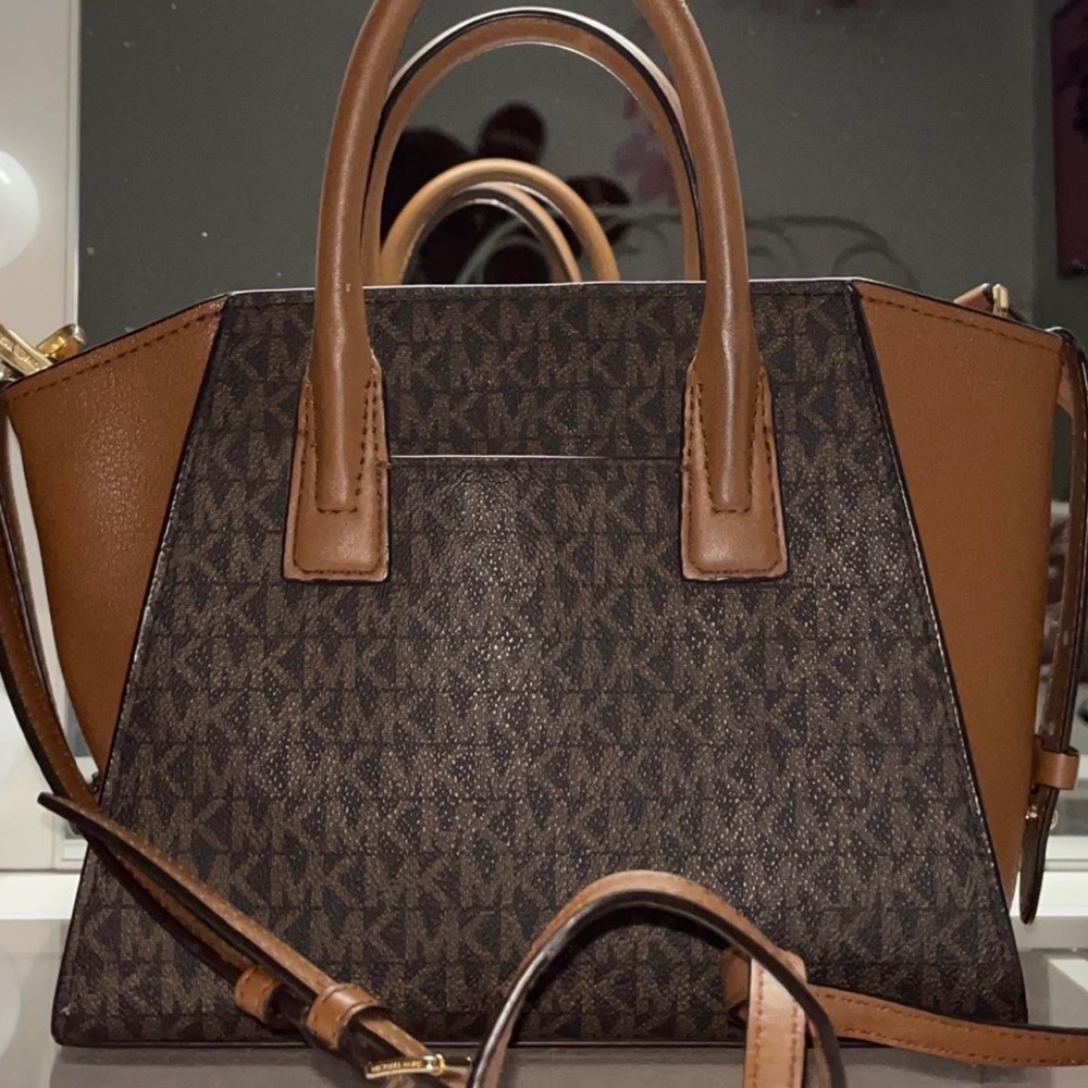 Michael Kors Brown and Tan Satchel - Picture 7 of 16